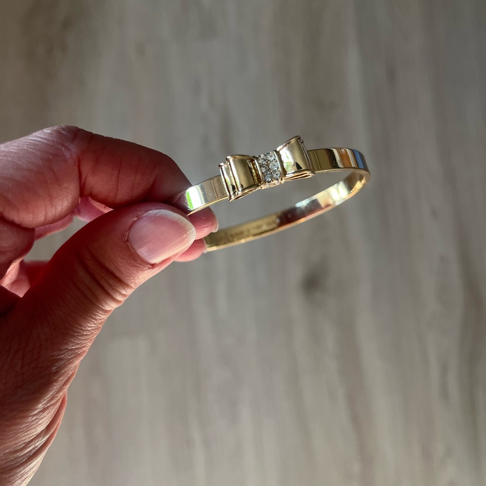 Kate Spade Gold Bow Bangle Bracelet